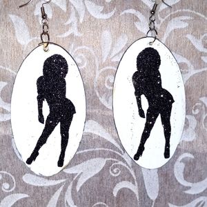 Handmade wooden Ethnic Earrings